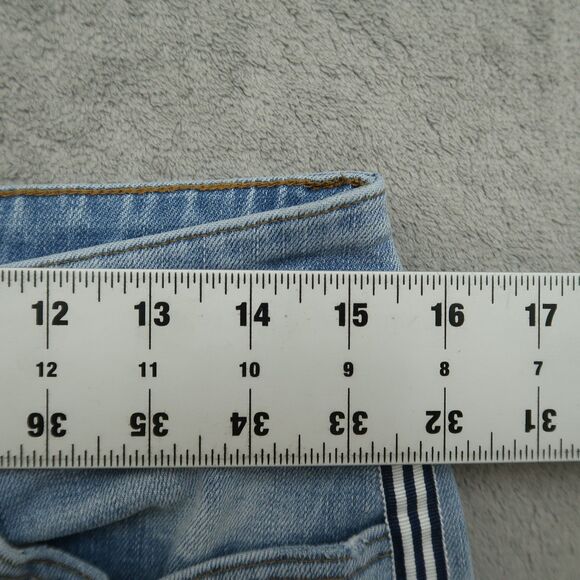 Talbots Jeans Women's Size 8 Blue High-Rise Modern Ankle 26" Inseam Distressed - Picture 3 of 16